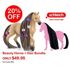 Horse - Beauty Andalusian Mare + Black Hair Bundle - Schleich 42580 